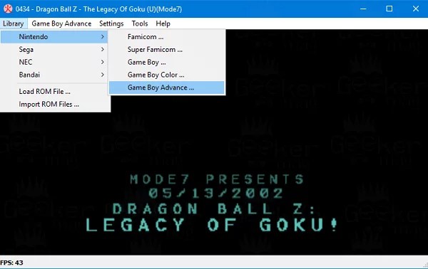 Download VBA10 Emulator For Gameboy.