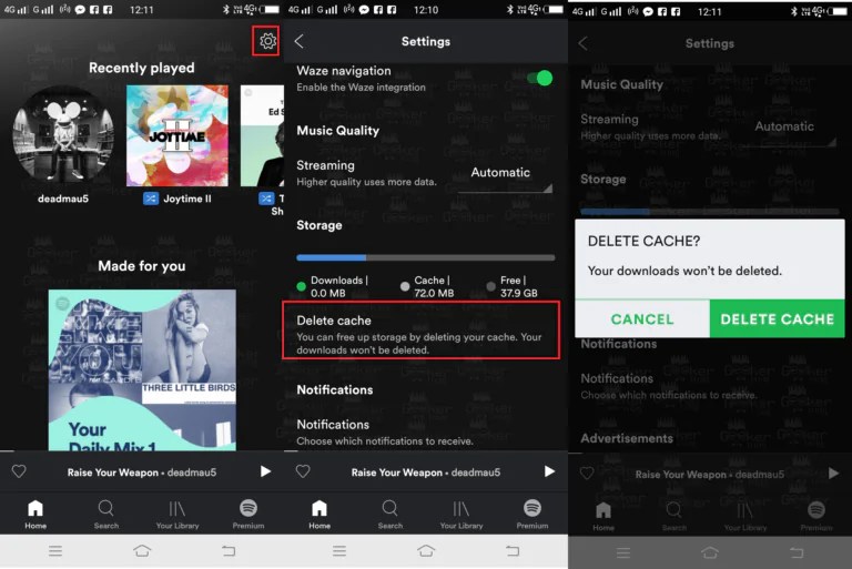 How to Clear Spotify Cache, And Stop it to Download Music