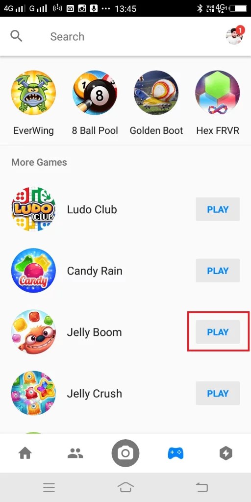 How to Play Games on Messenger app from Facebook