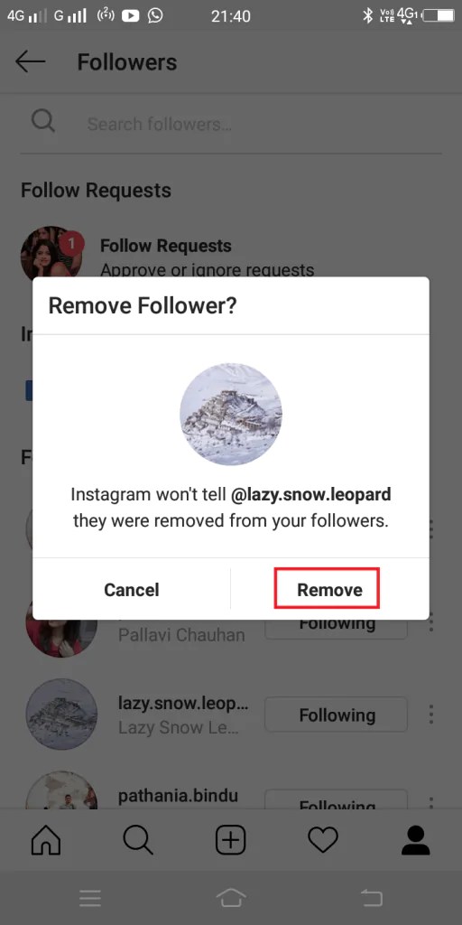 Without Blocking How to Remove Someone from Your Instagram