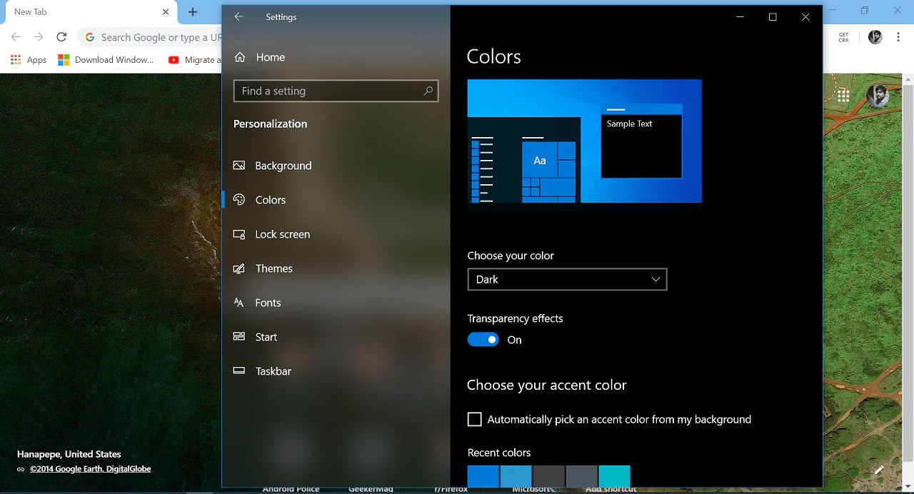 Disable Chrome Dark Mode, with Enabled Windows 10 Dark Mode