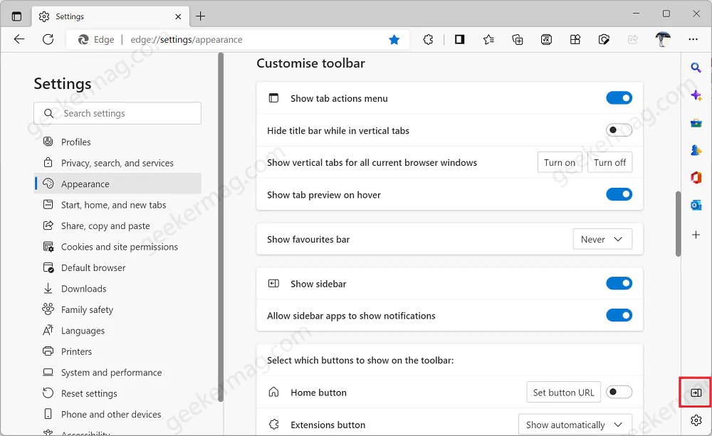 Microsoft Edge Gets New Sidebar For Apps guidetech