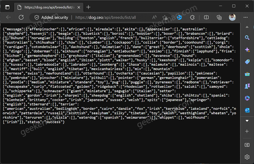 How to Enable & Use Improved JSON viewer in Microsoft Edge