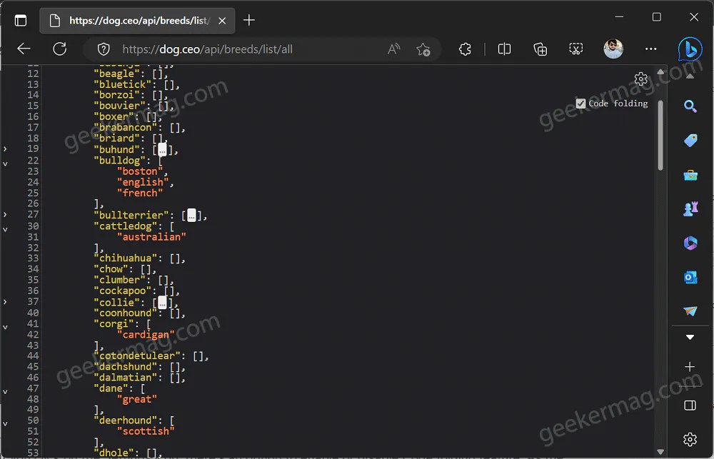 How to Enable & Use Improved JSON viewer in Microsoft Edge