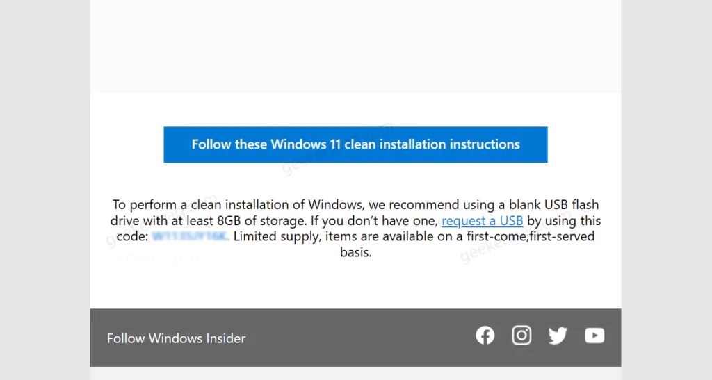 How to Get Microsoft giving Free USB Drives to Windows Insider