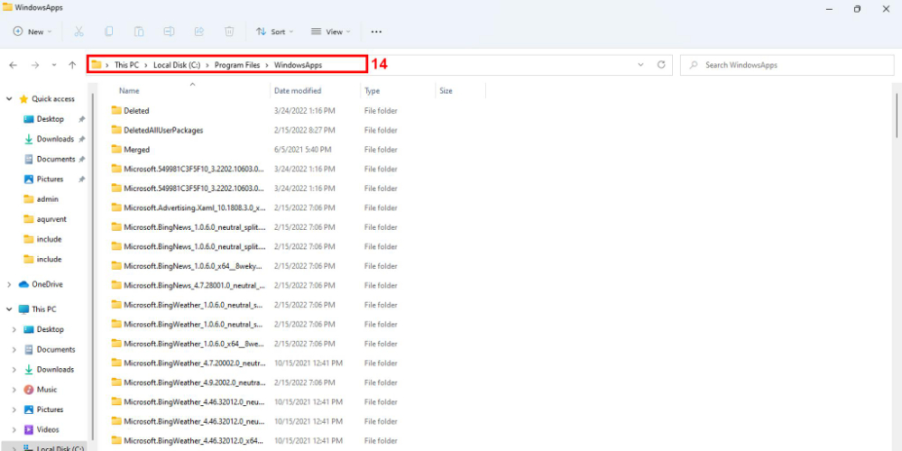 How To Access The Hidden Windowsapps Folder On Windows 11 10 geekflare