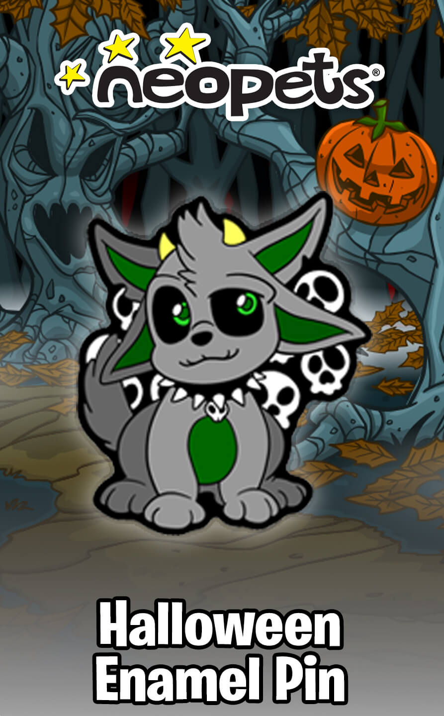Neopets Halloween Enamel Pins (Officially Licensed) Geekify Inc