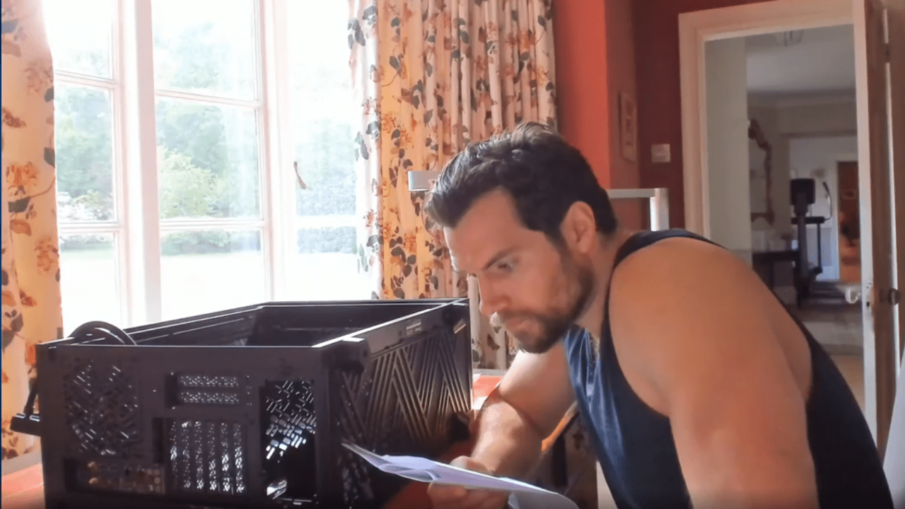 Watch This Video of Henry Cavill Building a PC Geek Ireland