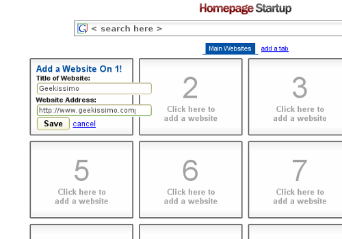Homepage Startup, come creare una propria home page dei preferiti