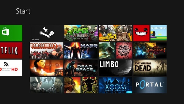 Pin Steam, aggiungere i giochi di Steam alla Start Screen