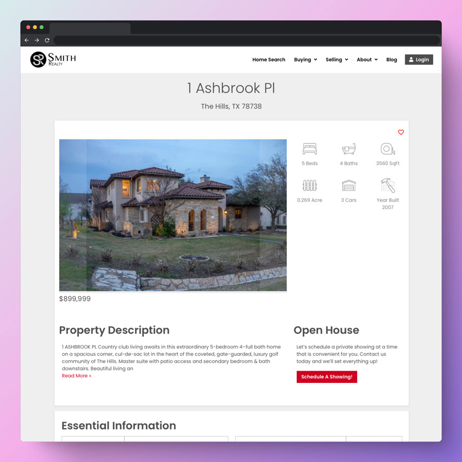 Geek Out Realty IDX site Hosting
