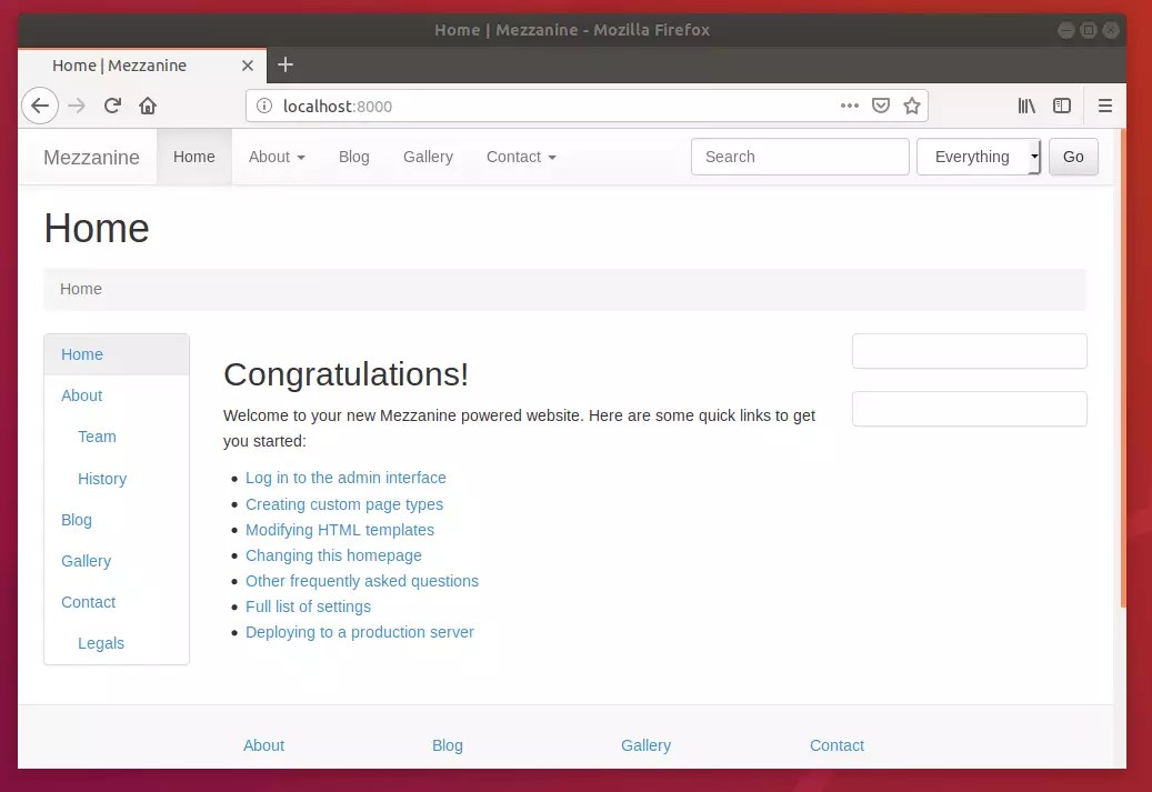 How to Install Mezzanine CMS on Ubuntu Linux Geek Rewind