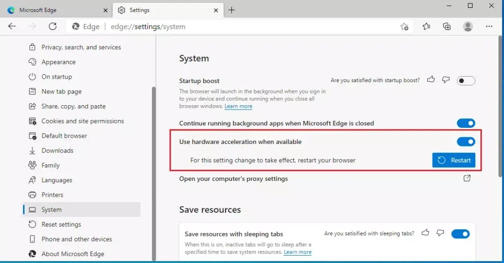 How to Enable Hardware Acceleration in Microsoft Edge Geek Rewind