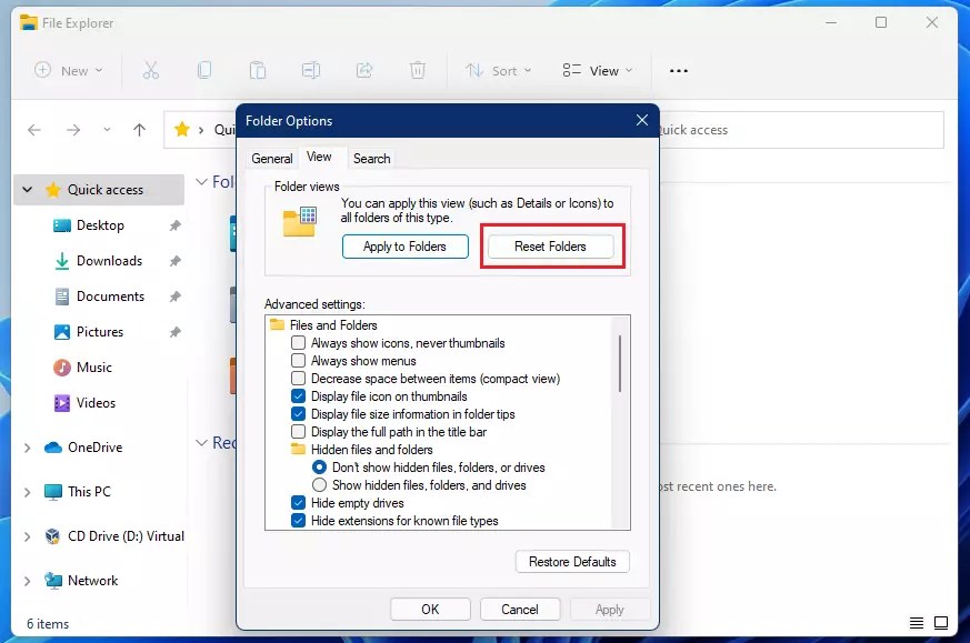 A Guide to Restoring the Default Folder Views in Windows 11’s File