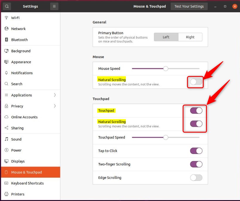 How to Enable or Disable Natural Scrolling in Ubuntu Linux Geek Rewind