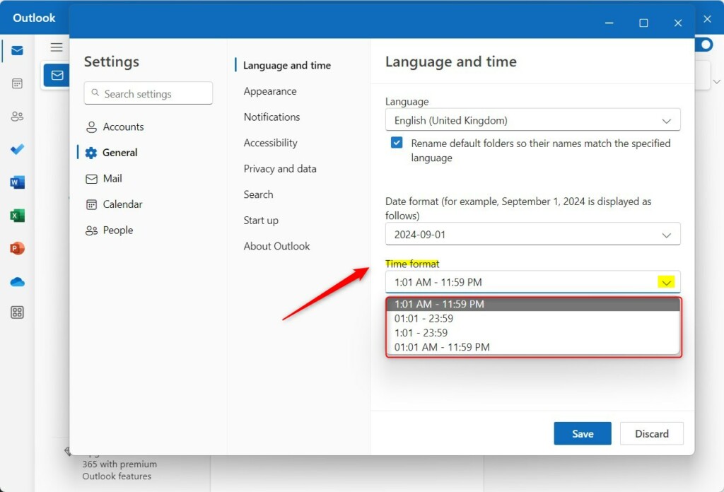 How to Change Language, Date, and Time Format in Outlook on Windows 11 Geek Rewind