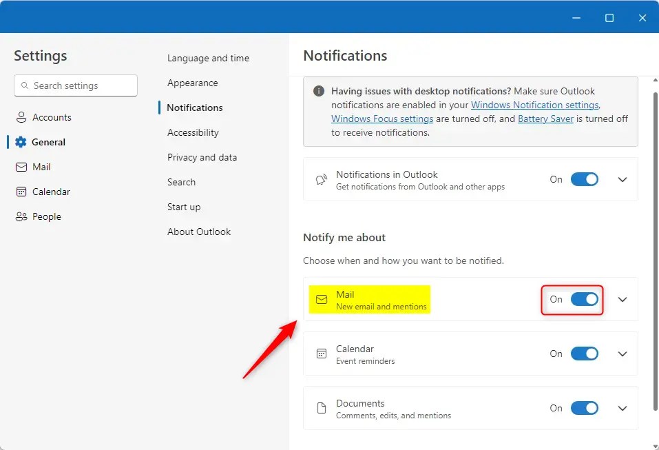 How to customize new email alerts in Outlook on Windows 11 Geek Rewind