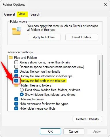 How to Display Full Path in Windows 11 File Explorer | Geek Rewind
