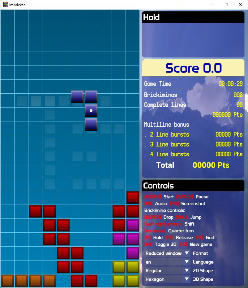Imbricker puzzle game