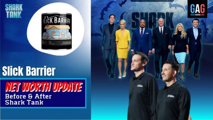 Slick barrier shark tank net worth
