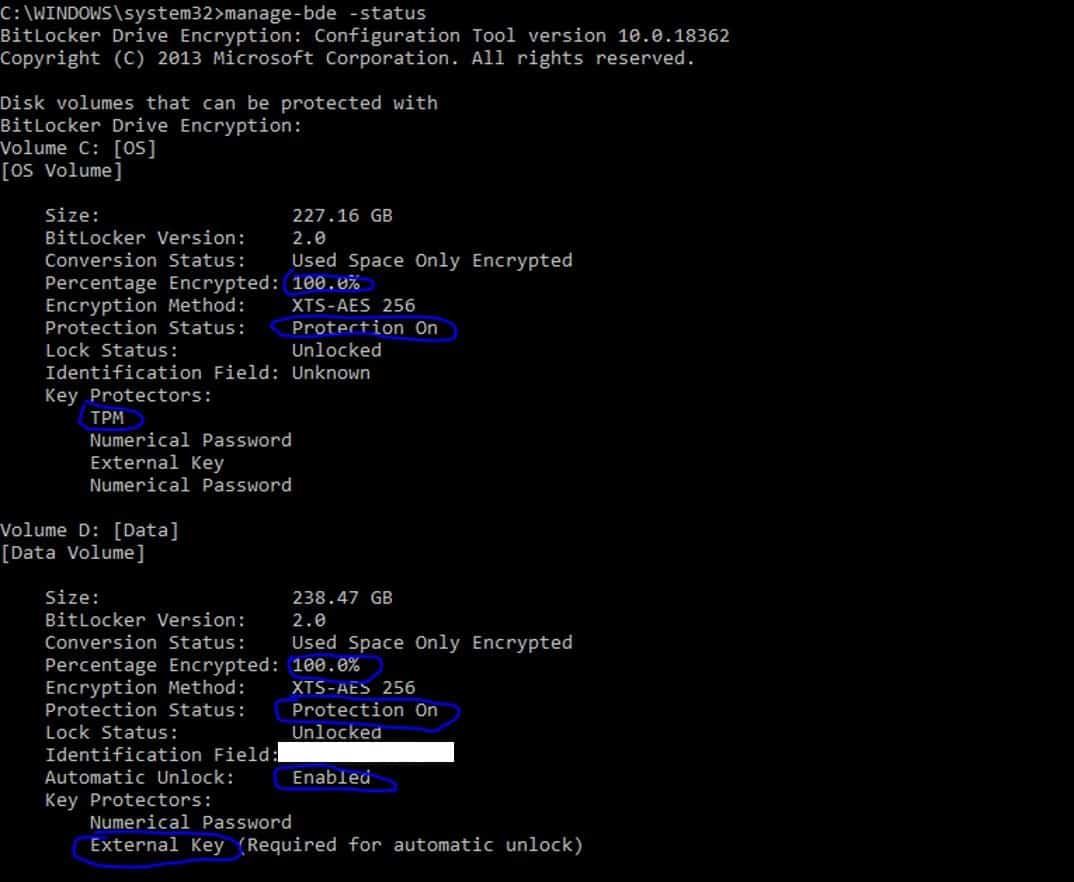 Enabling Bitlocker from Command Line Geeks Hangout