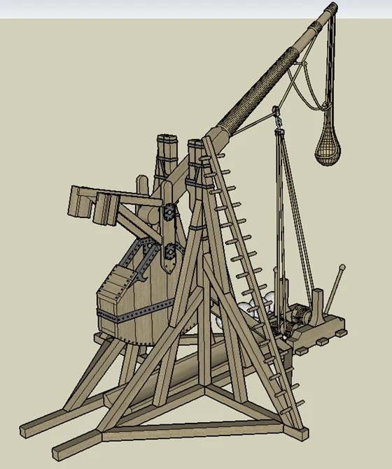 How to build a Trebuchet (Catapult) Wilderness Arena Survival