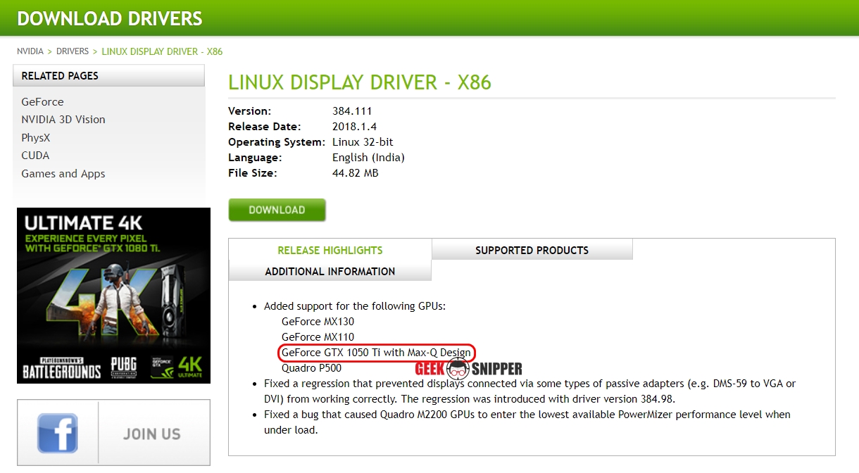 NVIDIA GTX 1050 Ti With MaxQ Design Confirmed On The