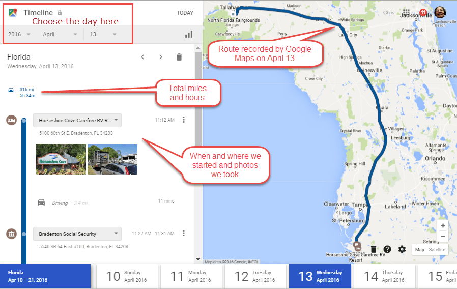 Get an Accurate Travel Diary with Google's Location History