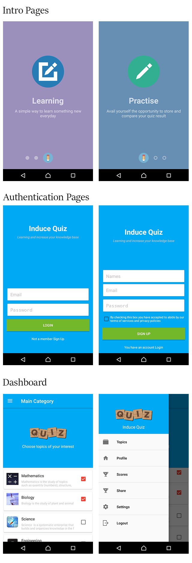 Online Exam Android App with Admin Panel Free Source Code &Tutorials