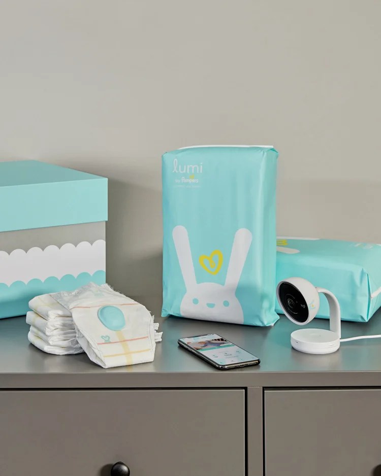 The Pampers Lumi smart diaper sensor starts doing the dirty work today