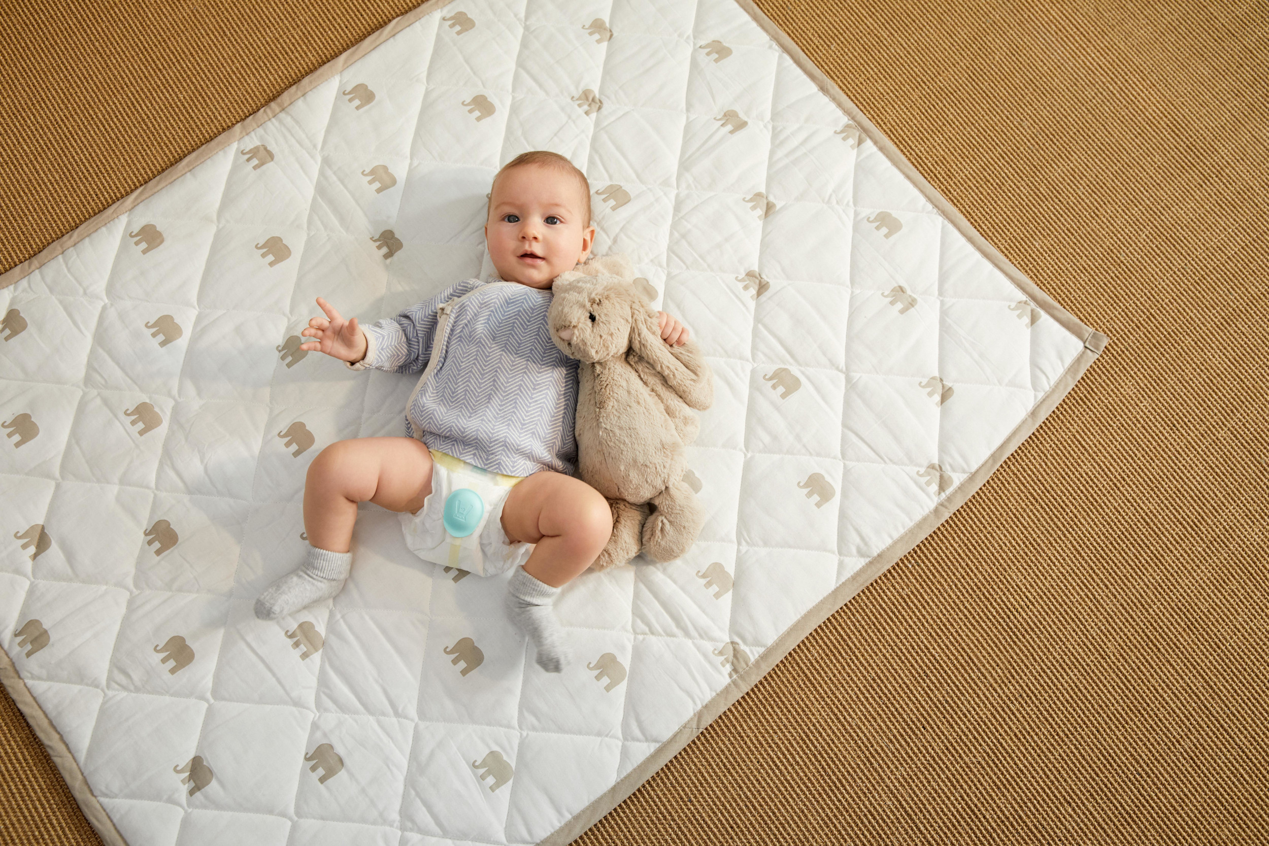 The Pampers Lumi smart diaper sensor starts doing the dirty work today