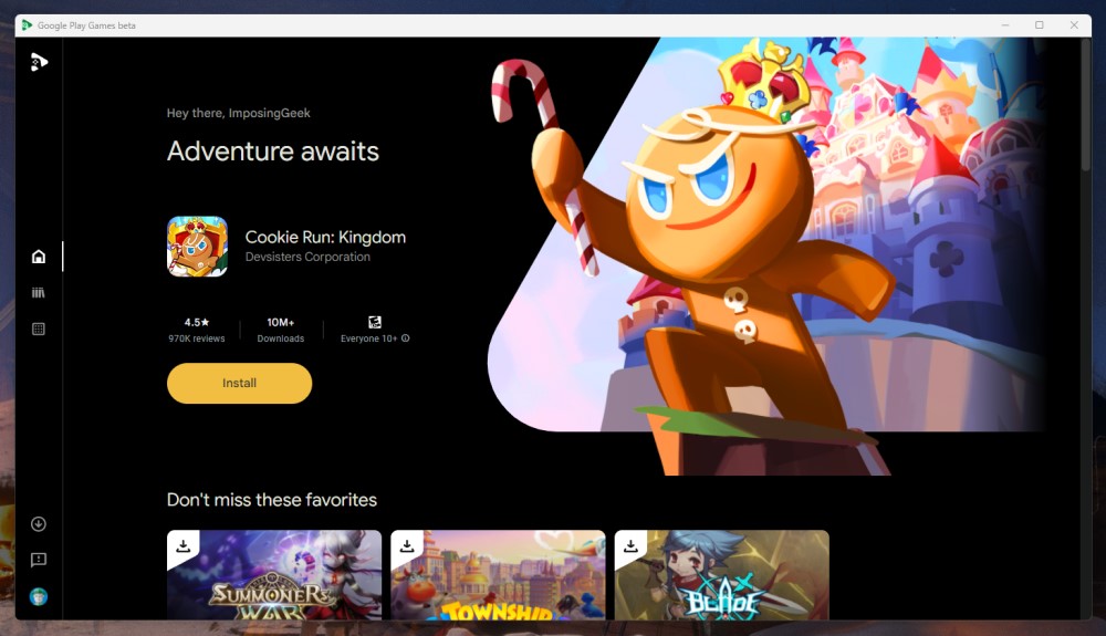 Google lanza beta de Play Games para Windows en 8 países más, incluido