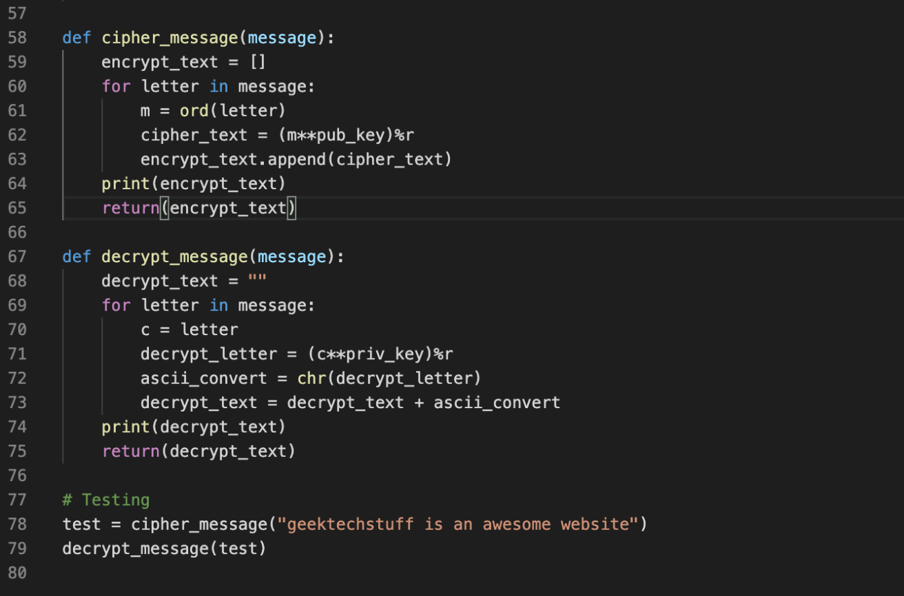 RSA PublicKey Cryptography (Python) Geek Tech Stuff
