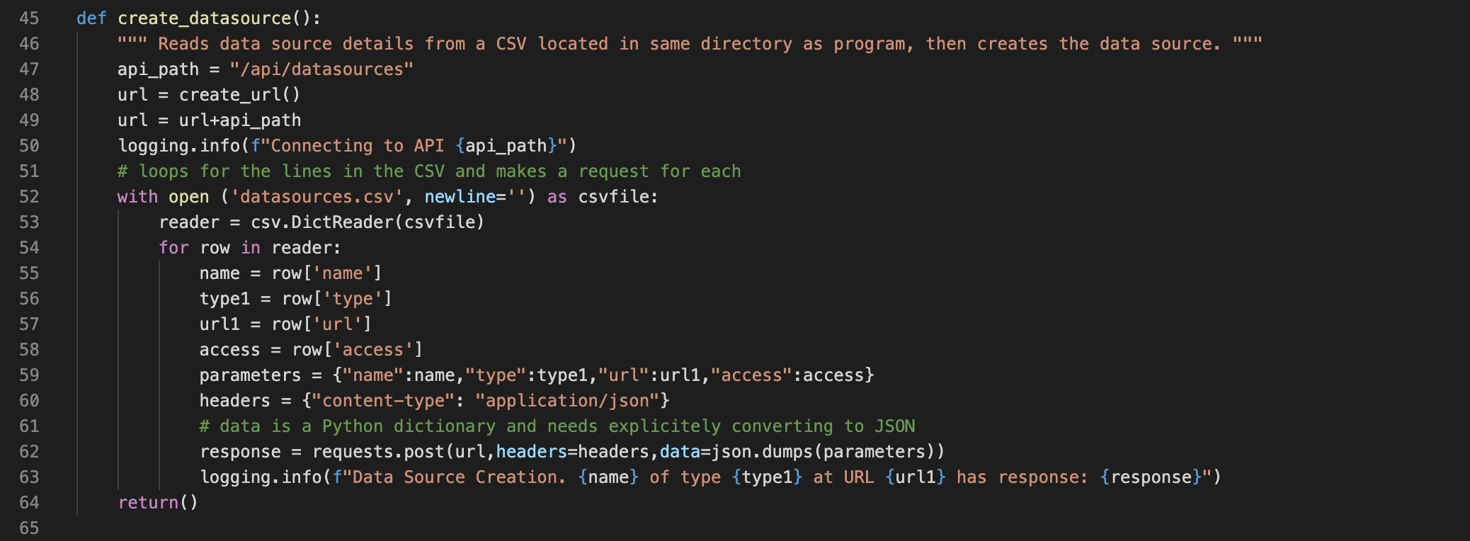 Grafana Using An API Call To Add DataSources (Python) Geek Tech Stuff