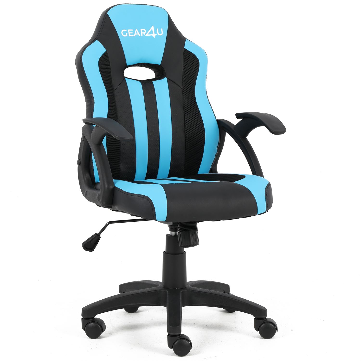 GEAR4U Junior Hero Gaming Chair Black/Blue Køb hos Geekunit.dk