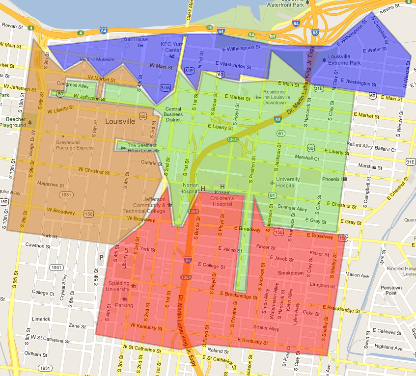 Getting Familiar with Downtown Louisville A Geeky Gulati