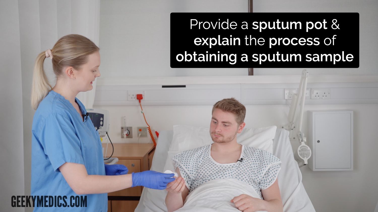 Sputum Sample Collection OSCE Guide Geeky Medics