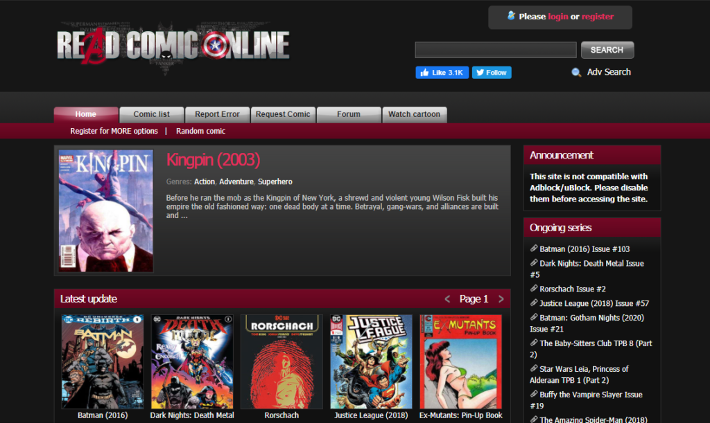 Top 5 best sites to read comics online for free Features, Pros, Cons, Review & Rating Geekymint