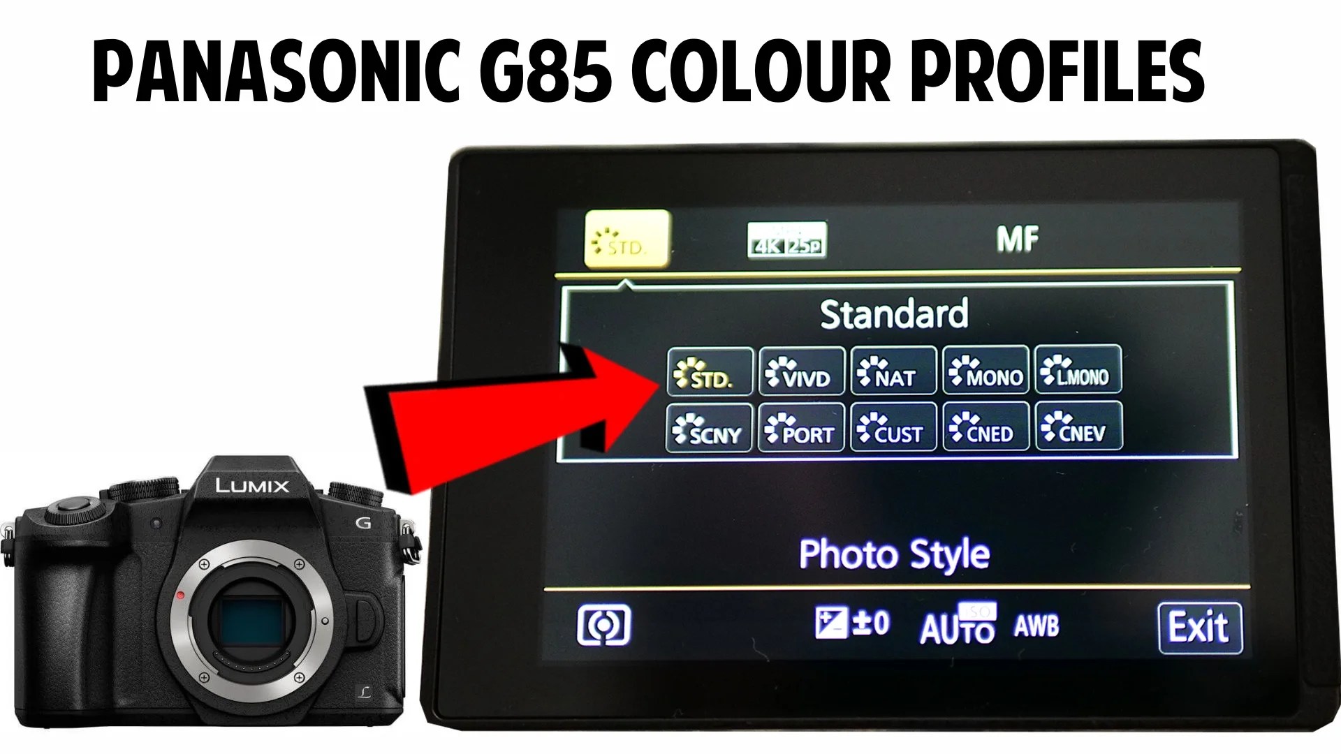Understanding the Panasonic G85 Colour Profiles Geeky Nerdy Techy