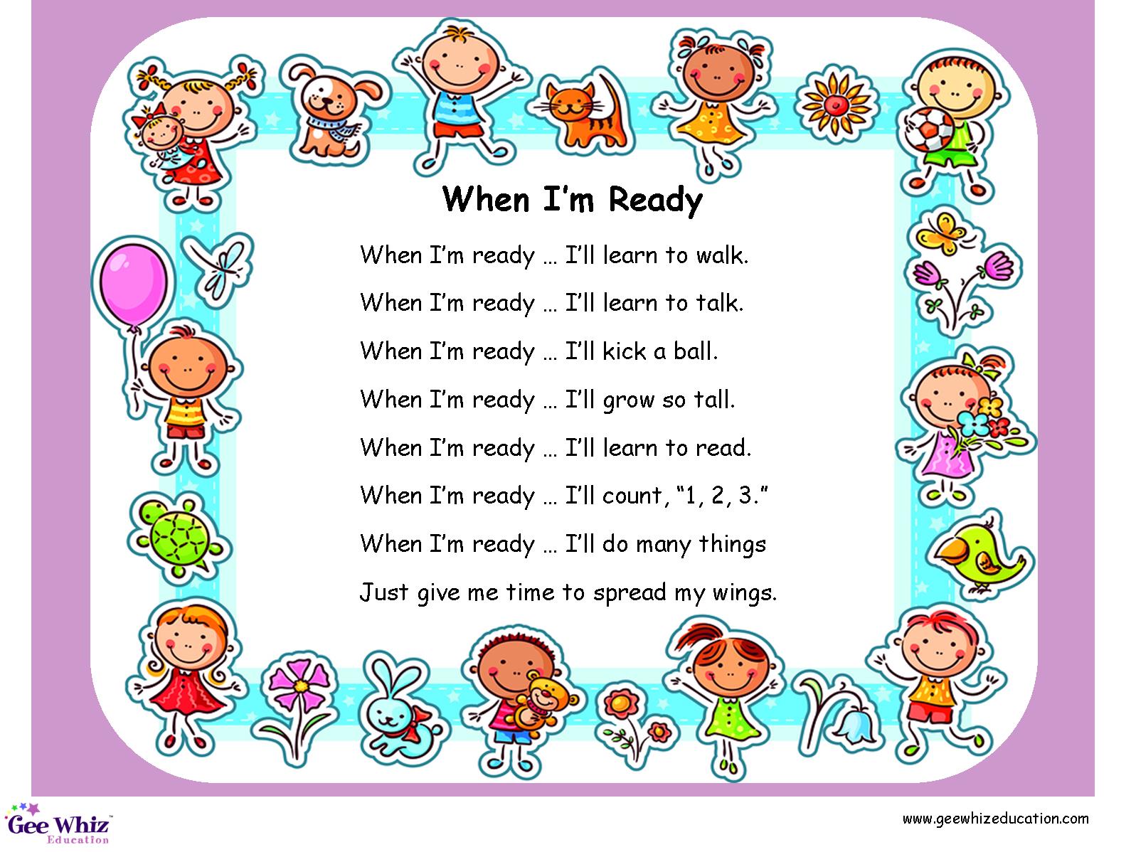 whenimreadyposter Gee Whiz Education