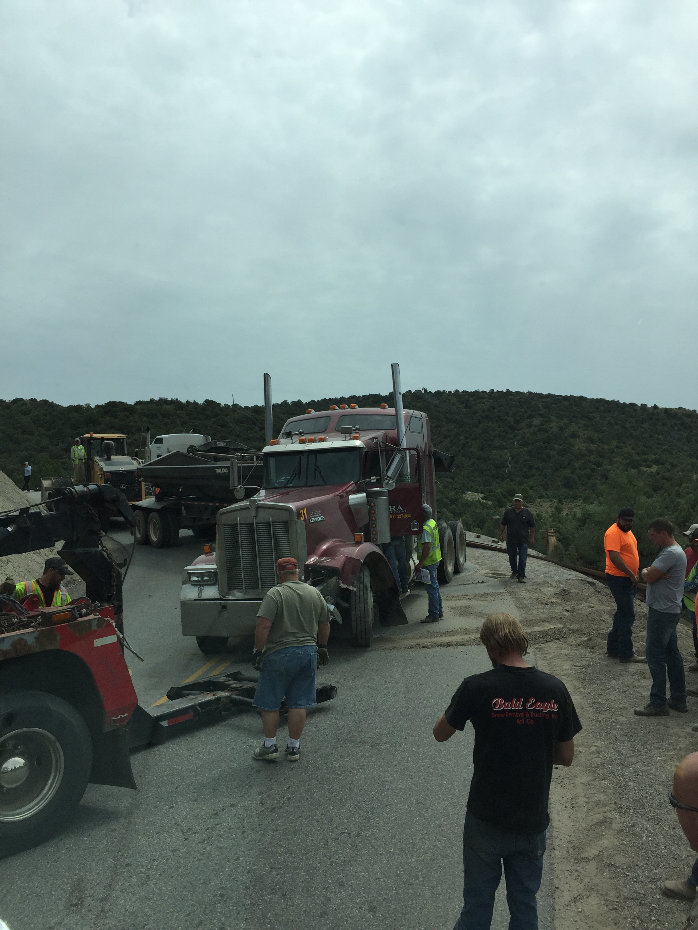 Semi Crash in Wolcott GEFPD