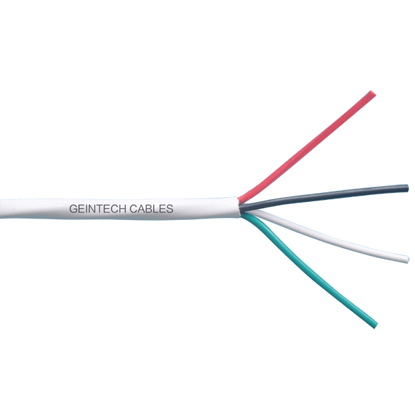 Oxygen Free Stranded Bare Copper, CL3R, 16AWG, 4 Conductor Audio Cable in a EZ pull, Reelex type