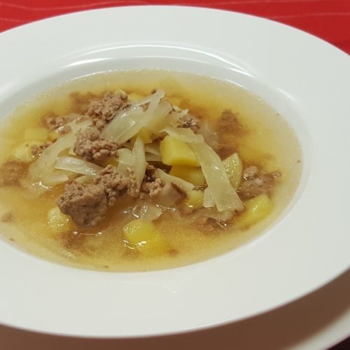 einfache und schnelle Weisskohlsuppe Rezepte Kochrezepte Kochen im Alltag GeLeSi.de