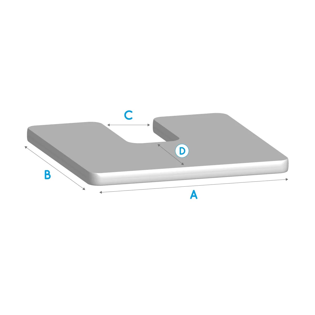 Seat Open Rear Gel Ovations