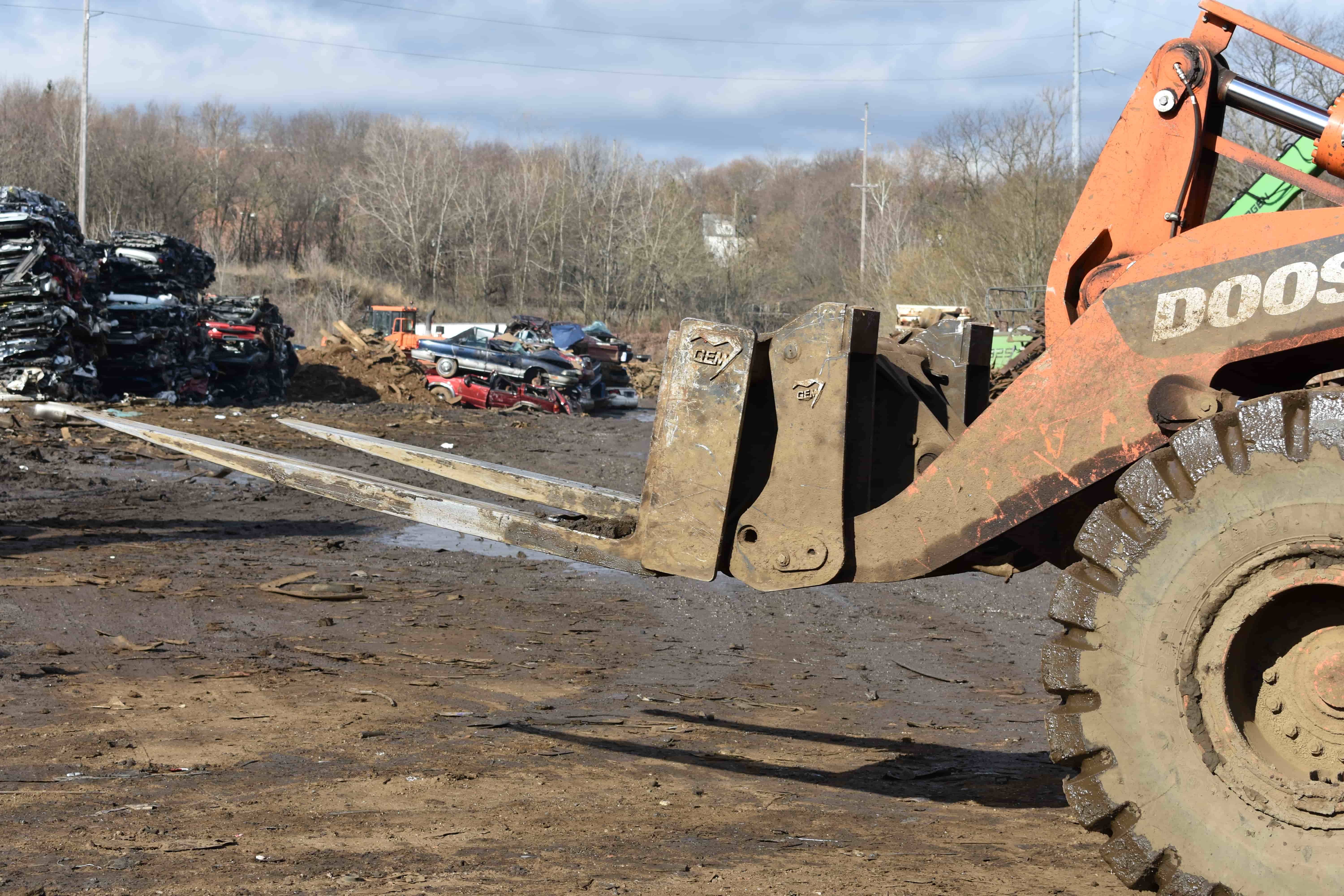 Wheel Loader Car Body Forks GEM Attachments