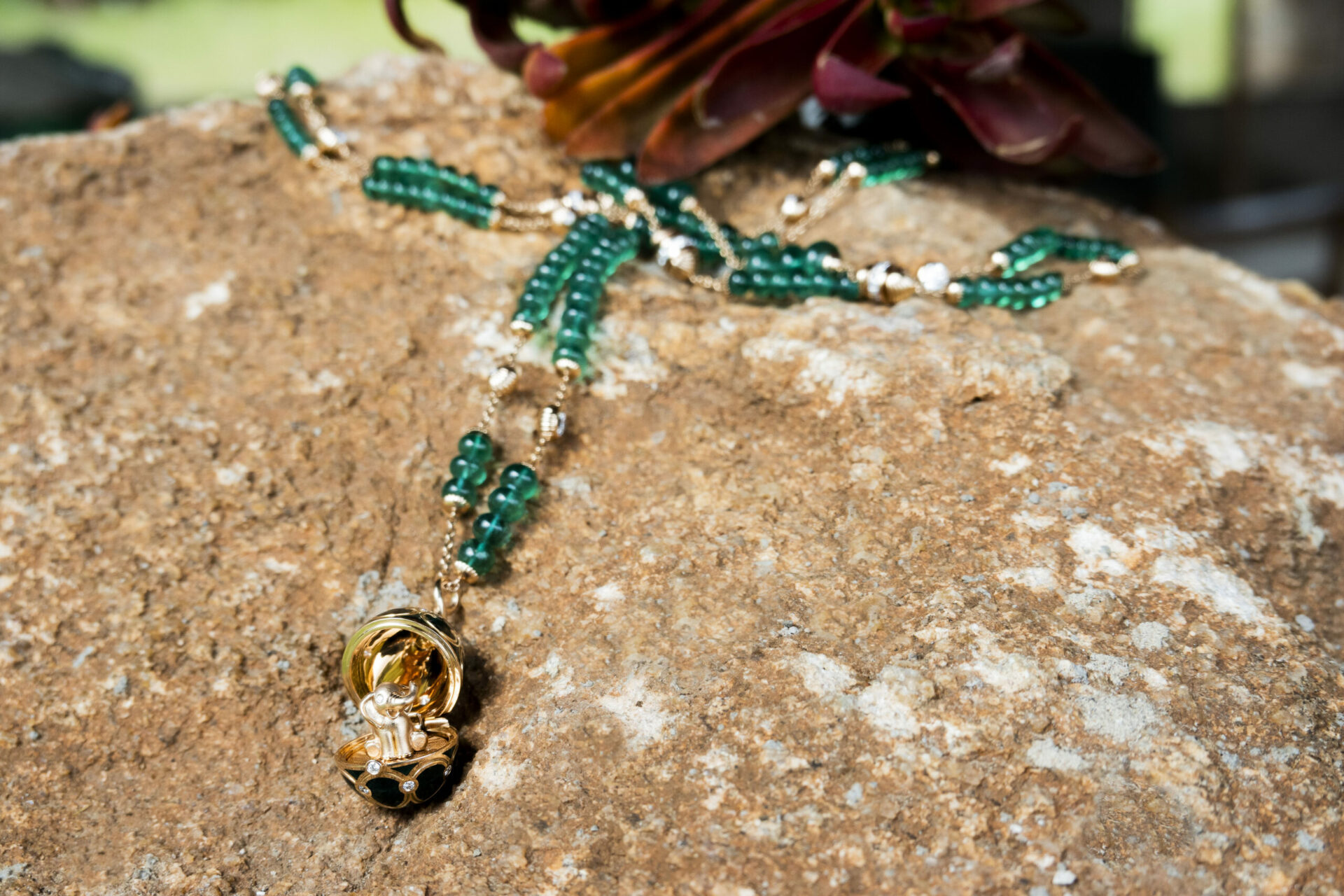 Fabergé x Gemfields x Walk for Giants, Fabergé Heritage Necklace with