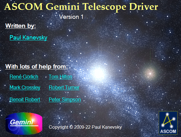 Download Gemini.NET ASCOM Driver