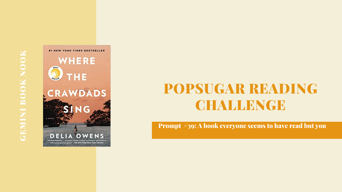 Hot Take Review Where the Crawdads Sing Gemini Book Nook