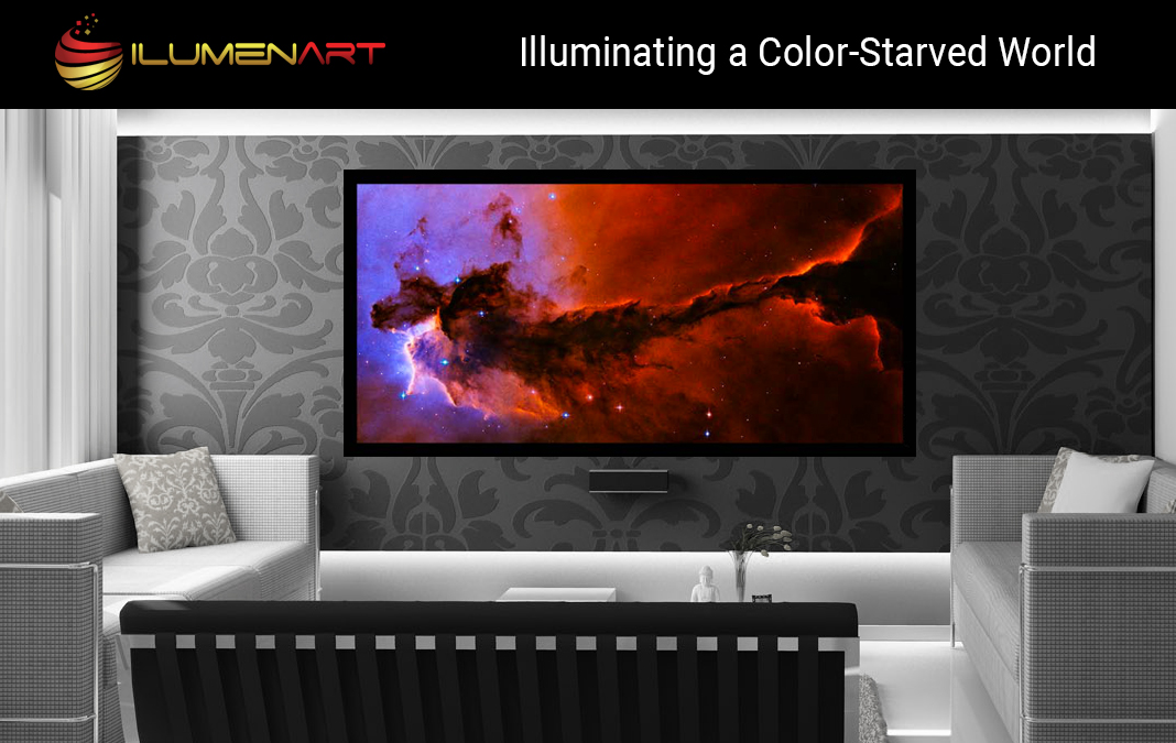 ILumenArt LED backlit photo frames with art from top artists