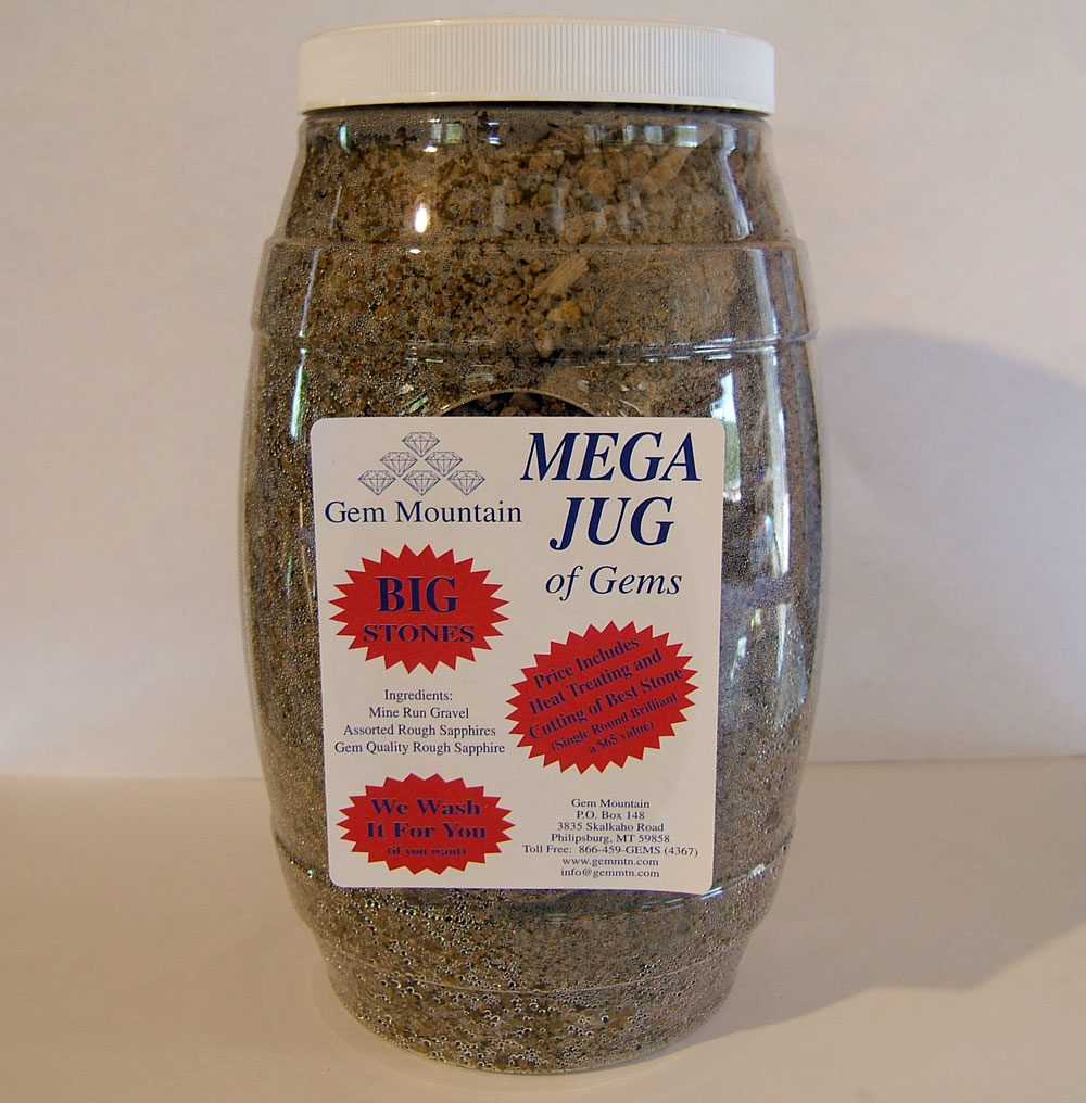 Mega Jug Gem Mountain Sapphire Mine